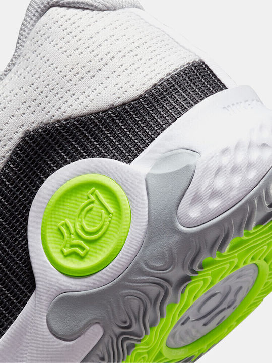 KD Trey 5 X High Basketball Shoes White / Volt / Black / Wolf Grey