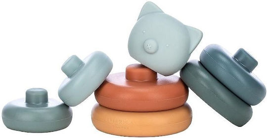 FreeOn Stacking Toy Tower Bear made of Silicone for 0++ Months