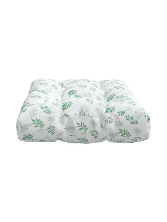 vidaXL Garden Chair Cushion with Backrest Green 2 Pieces 50x50cm