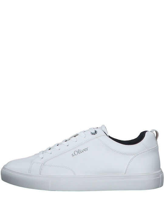 S.Oliver Ανδρικά Sneakers Λευκά