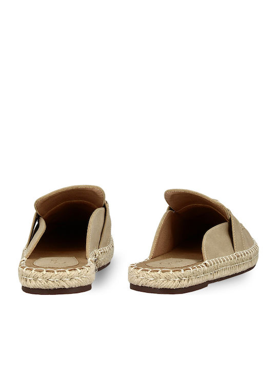 Flat Mules σε Μπεζ Χρώμα