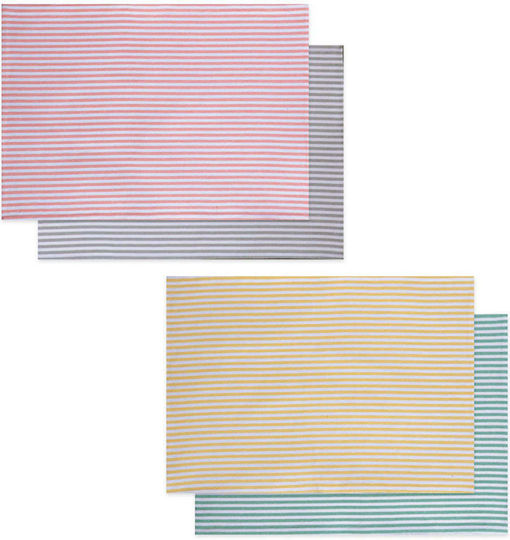 Nef-Nef Homeware Viral Σουπλά Υφασμάτινο Peach Mint 48x33cm Nef-Nef Homeware Viral Σουπλά Υφασμάτινο Peach Mint 48x33cm