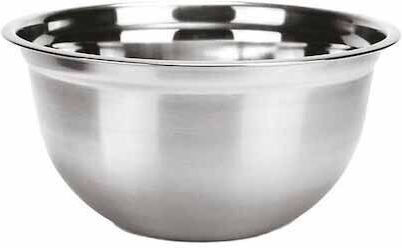 Homestyle Inox Salad Bowl Silver 25x25x13.5cm Homestyle Inox Salad Bowl Silver 25x25x13.5cm