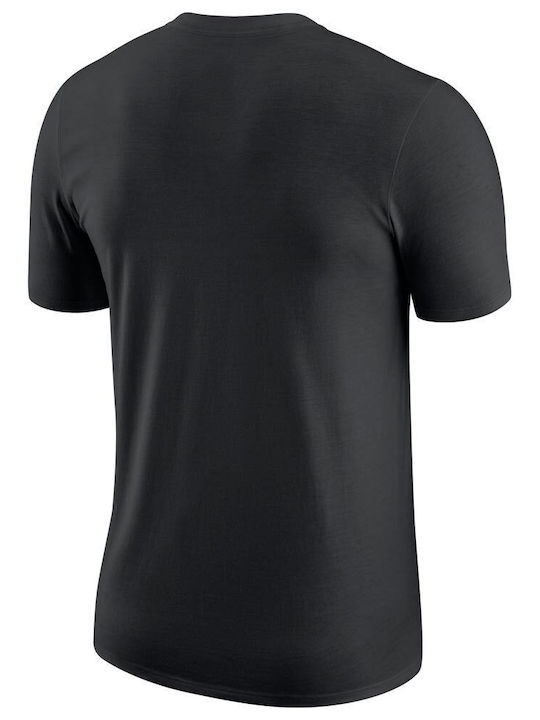 Nike Herren Sport T-Shirt Kurzarm Schwarz