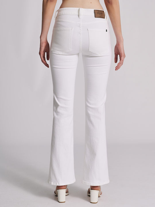 Staff Women's Fabric Trousers White