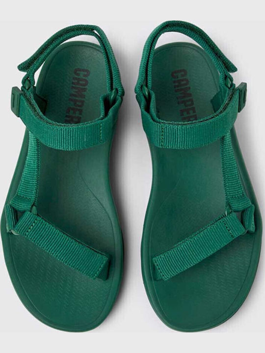 Women's Flat Sandals Sporty in Green Color