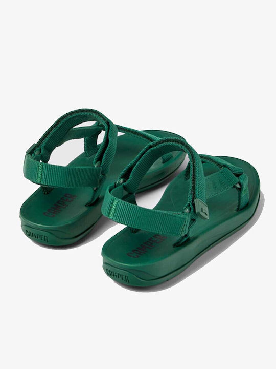 Women's Flat Sandals Sporty in Green Color