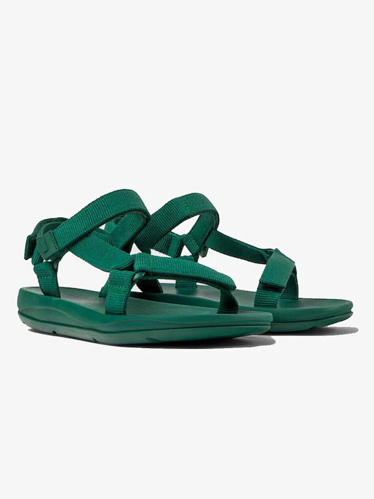 Women's Flat Sandals Sporty in Green Color