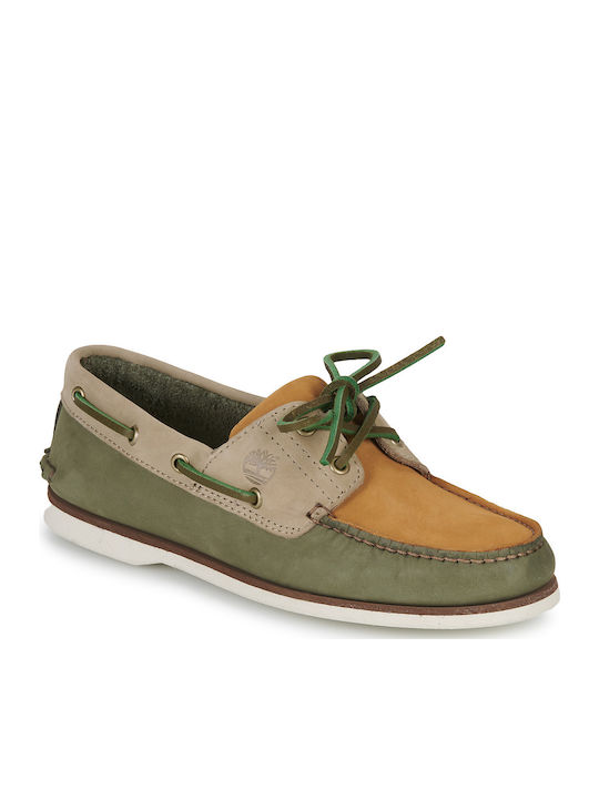 Timberland classic2eye 【27cm】 Timberland Classic Boat 2 Eye Mocasini barbati in Verde
