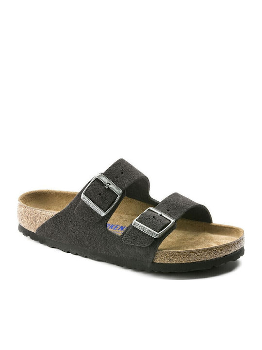 Arizona Men's Sandals Velvet Grey Narrow Fit
