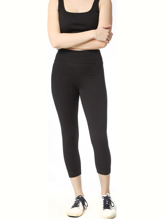 Everyday Women's Capri Leggings High Waist Black