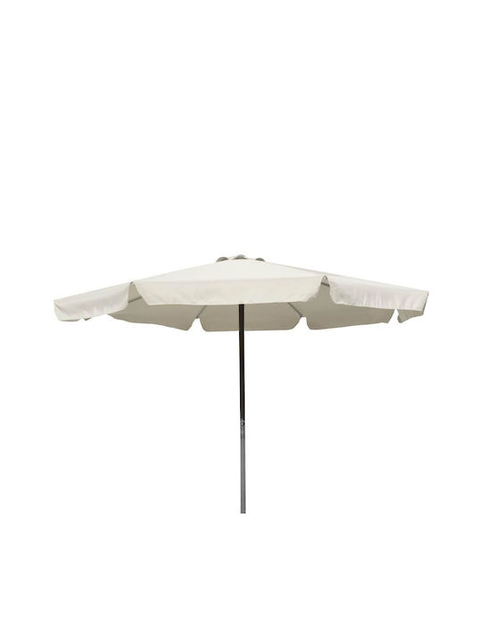Umbrelă Rotundă Din aluminiu Ecru Φ3m 778041