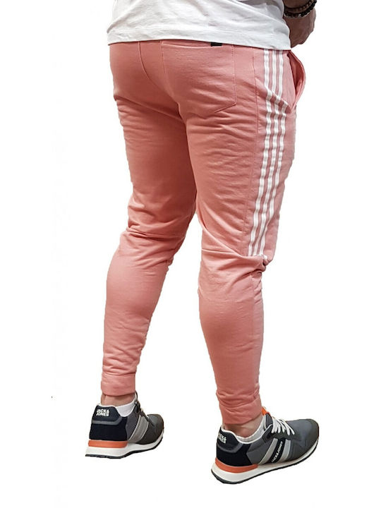 Mrt Martini Men's Sweatpants with Rubber Pink