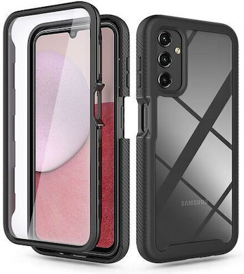 Tech-Protect Defense360 Plastic set cu geam Negru (Galaxy A14)