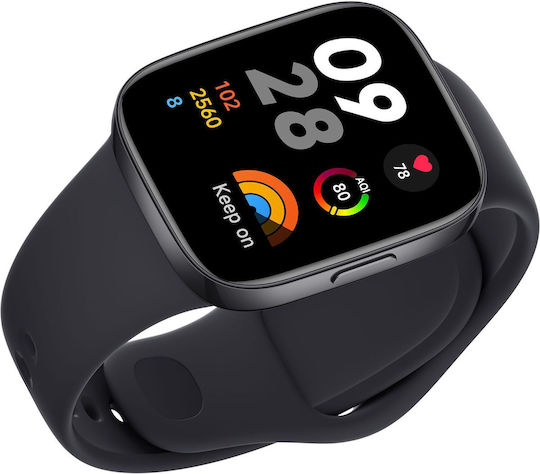 Xiaomi Redmi Watch 3 43mm Rezistent la apă (Negru)