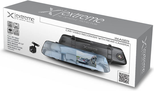Esperanza XDR106 Κάμερα DVR Αυτοκινήτου 1080P με Οθόνη 3.8"