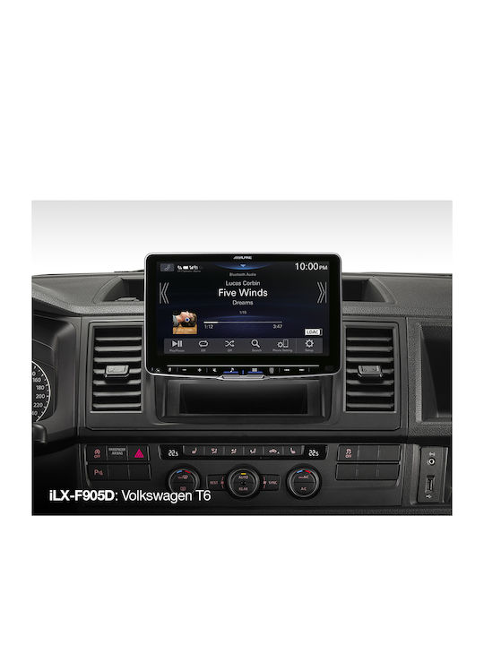 Alpine Car Audio System (Bluetooth/USB/AUX/WiFi/GPS/Apple-Carplay/Android-Auto) with Touch Screen 9"