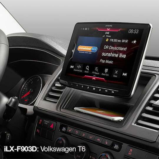 Alpine Auto-Audiosystem (Bluetooth/USB/AUX/WiFi/GPS) mit Touchscreen 9"