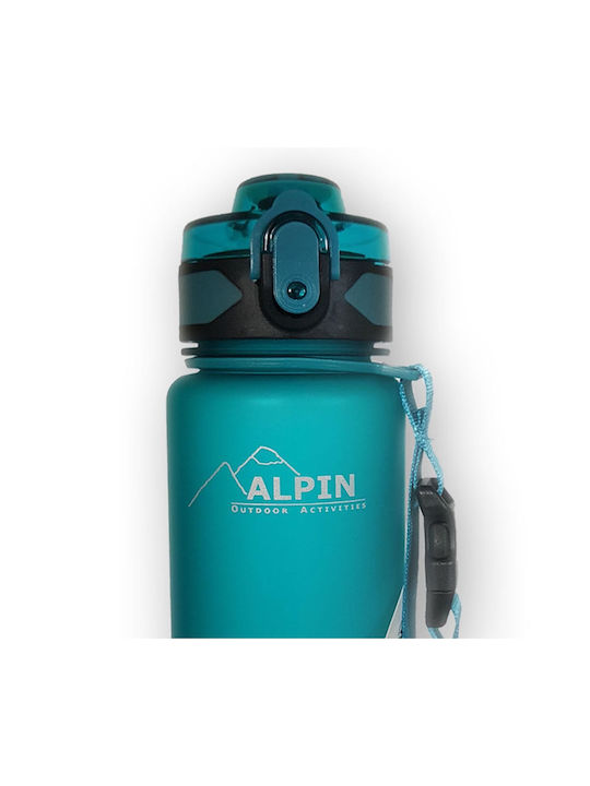 Alpin Wasserflasche Kunststoff 500ml Blau