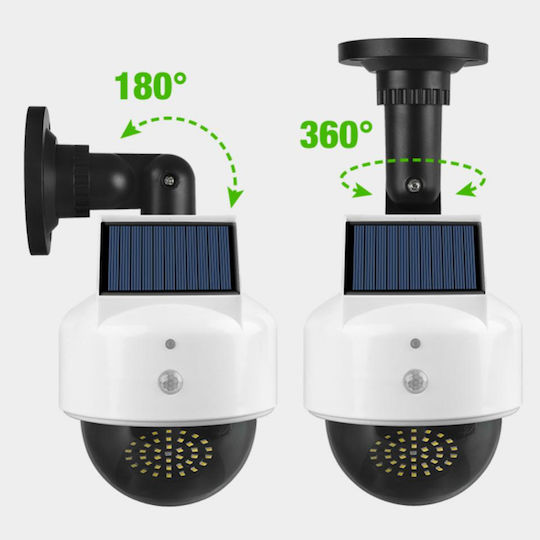 Factory Street Solar Light Cold White 6000K with Motion Sensor, Photocell and Remote Control IP65