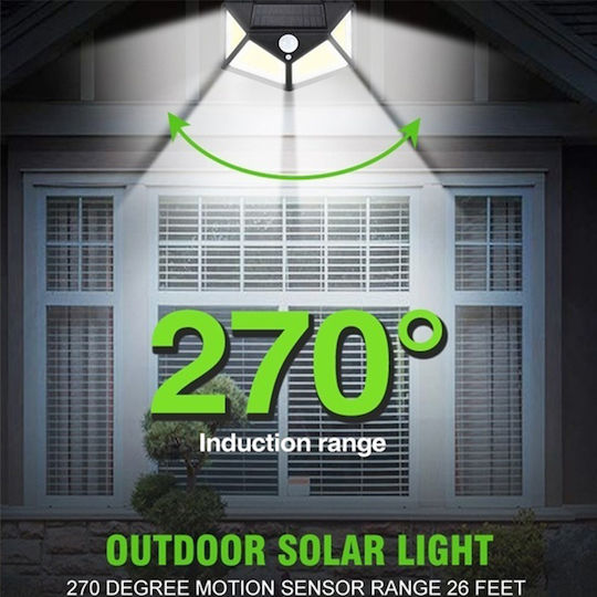 Street Solar Light 7W 700lm Cold White 6000K with Motion Sensor and Photocell 10cmx14cmx6cmcm