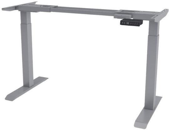 ErgoAction Action Desk Compact Klappbar Schreibtischbasis Elektrisch aus Metall in Weiß Farbe 70x60x69cm