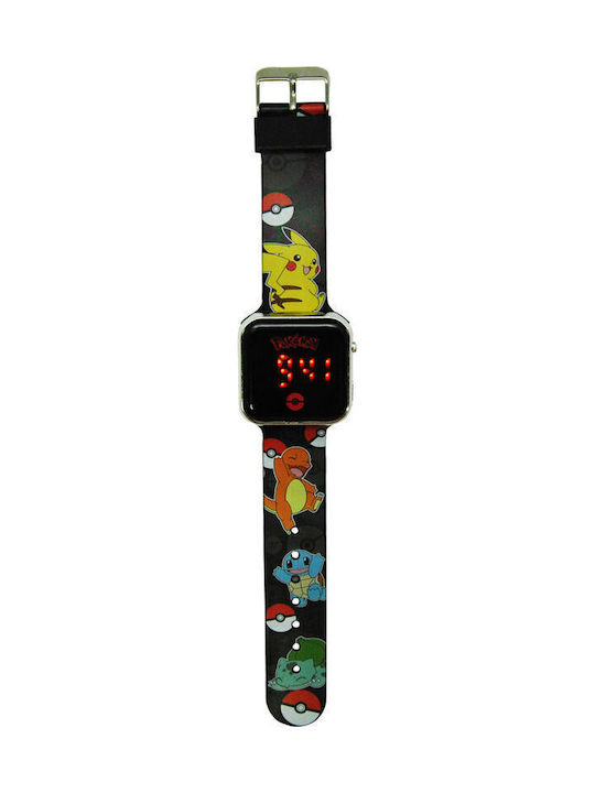 Kids Lizenzierung Pokemon 40mm Schwarze Kinderuhr