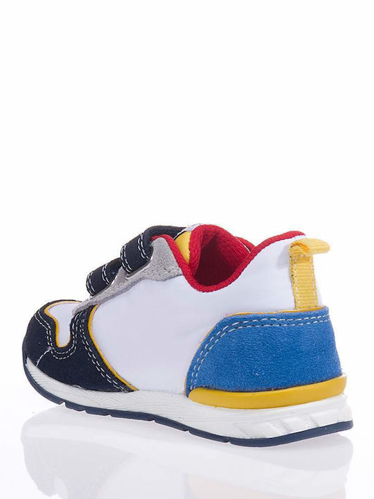 Hack 2 Παιδικά Sneakers Ανατομικά με Σκρατς Λευκά