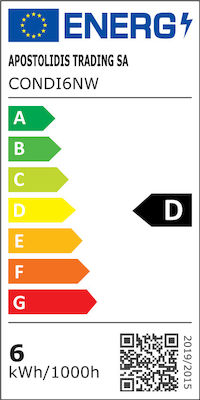 Diolamp Λάμπα LED για Ντουί E27 και Σχήμα ST64 Φυσικό Λευκό 830lm