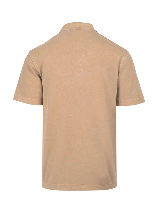 Hugo Boss Ανδρικό T-shirt Polo Μπεζ