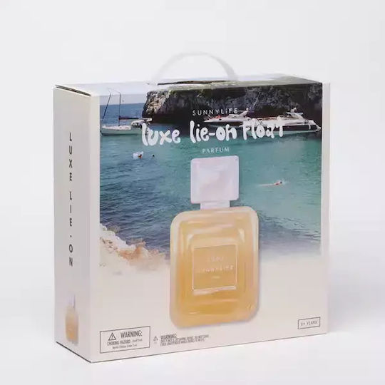 Sunnylife Luxe Parfum Champagne Φουσκωτό Στρώμα Θαλάσσης Μπεζ 164x102cm