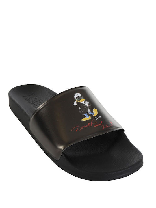 Karl Lagerfeld Men's Slides Black