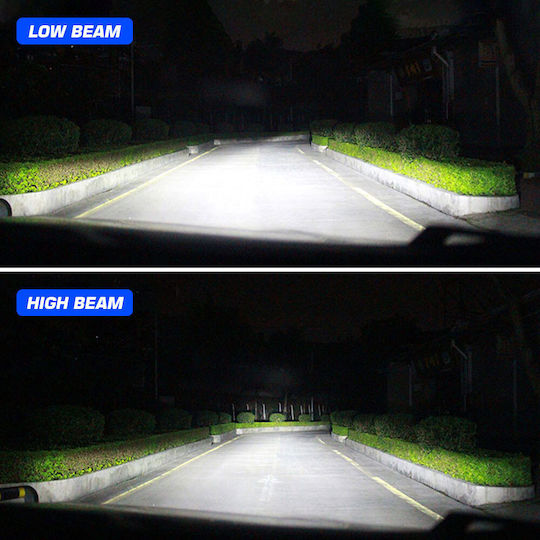 NovSight Lampen Auto H4 Canbus LED 6500K Kaltes Weiß 24V 120W 2Stück