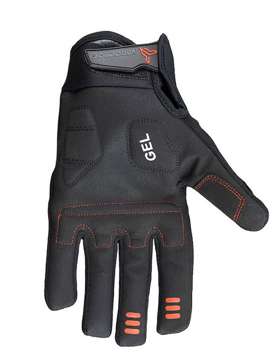 Nordcode Downhill Sommer Herren Motocross-Handschuhe Schwarz