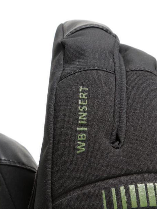 Dainese Plaza 3 D-Dry Winter Men's Motorcycle Gloves Waterproof Black/Green