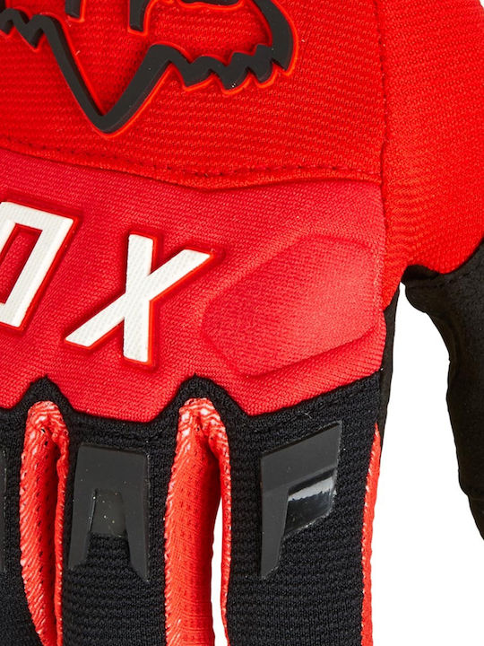 Fox Dirtpaw Summer Men's Motocross Gloves Flo Red