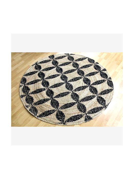 Tzikas Carpets 60677-090 Handmade Rug Round Summer from Jute Pop