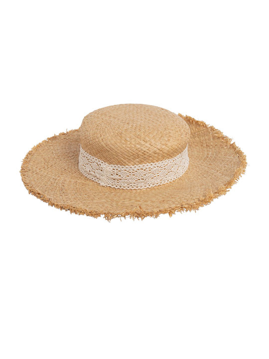 Pepe Jeans Calima Γυναικείο Ψάθινο Καπέλο Natural