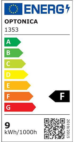 Optonica LED-Lampe 8.5W für Fassung E27 und Form A60 Warmes Weiß 806lm