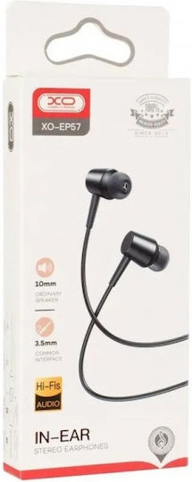 XO EP57 In-Ear Freisprecheinrichtung Kopfhörer mit Stecker 3.5mm Weiß