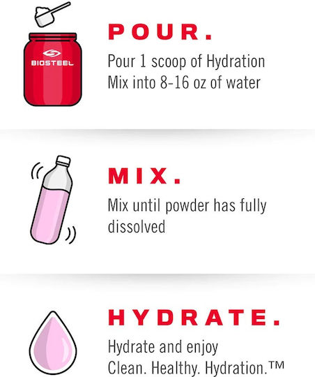 Biosteel Hydration Mix Blue Raspberry 700gr