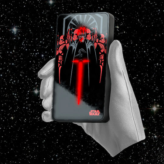 Tribe Power Bank 6000mAh με 2 Θύρες USB-A Kylo Ren Lumina