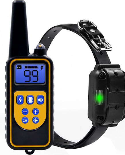 Factory Dog Training Shock Collar with Vibration and Sound Rechargeable and Waterproof RT-880 with Range 200m
