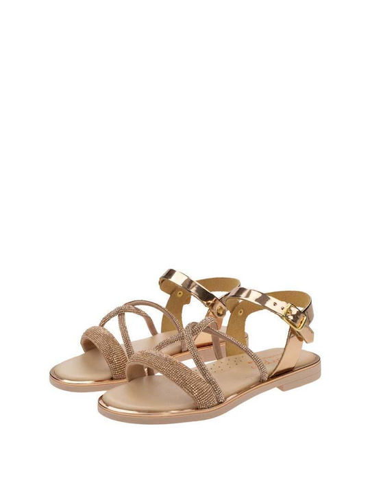 Scarpy Kinder Sandalen Gold