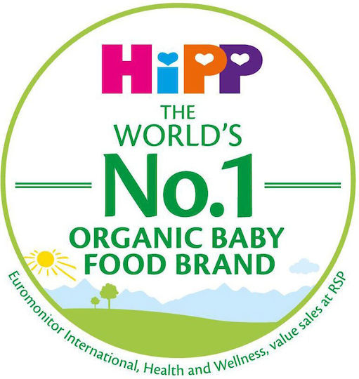 Hipp Fruit puree Apple with Banana with Flavor Apple & Banana No Added Sugar 190gr for 5+ Months