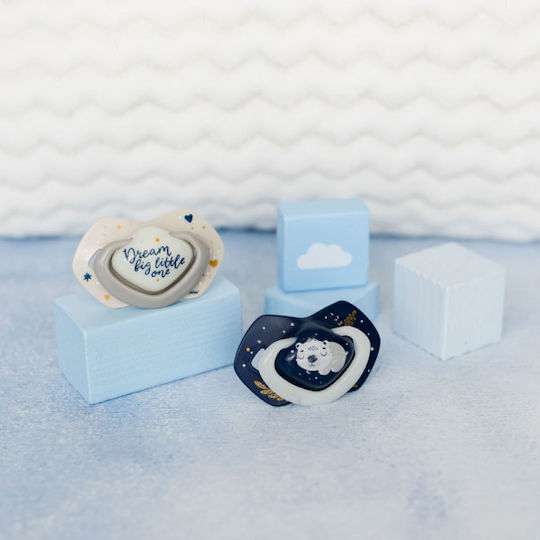 Canpol Babies Πιπίλες Σιλικόνης για 0-6 μηνών Sleepy Koala Blue 2τμχ