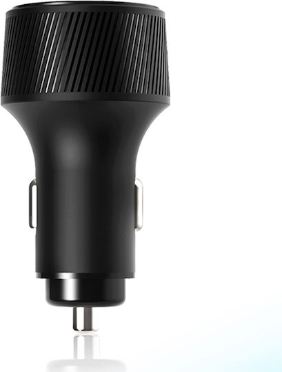 Yesido Y31 Car Charger 18W 3A with Ports 2xUSB-A Black Color