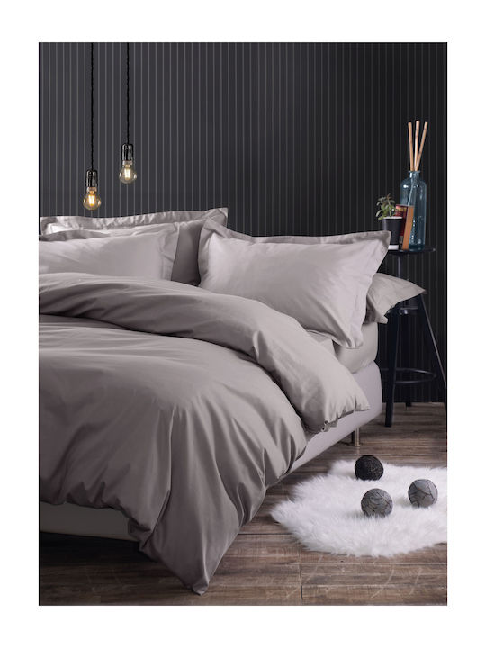 Rythmos Duvet Cover Set Cotton Queen with 2 Pillowcases 235x250 Scenario 06 Coral