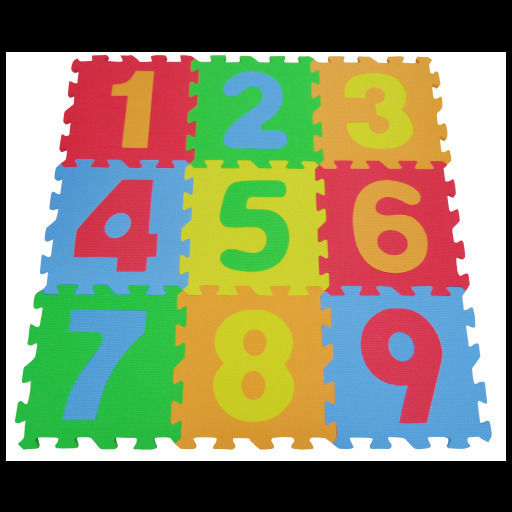 FreeOn Kids Educational Floor Puzzle with Numbers 9pcs