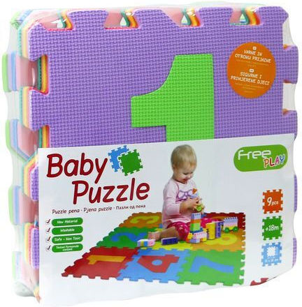 FreeOn Kids Educational Floor Puzzle with Numbers 9pcs